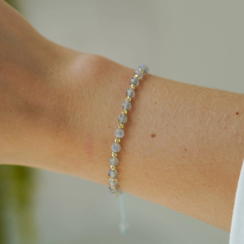 Złota bransoletka Moon Glow próby 585