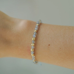 Złota bransoletka Moon Radiance próby 585