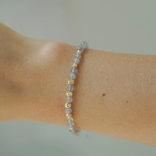 Złota bransoletka Moon Radiance próby 585