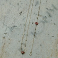 Złoty naszyjnik Ladybug próby 585