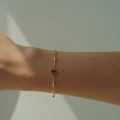 Złota bransoletka Lady Bug próby 585