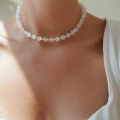 Złoty choker i bransoletka Selene White próby 585