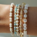 Złoty choker i bransoletka Selene White próby 585