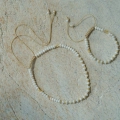 Złoty choker i bransoletka Shella Sand próby 585