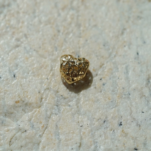 Złoty moduł Fiore Cuore 585