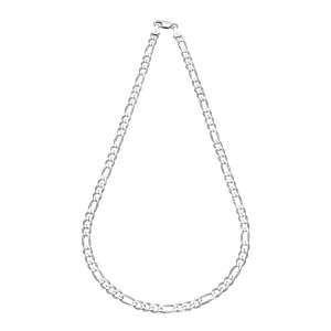 Srebrny łańcuszek Figaro 6 mm próby 925
