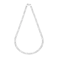 Srebrny łańcuszek Figaro 5,5 mm próby 925