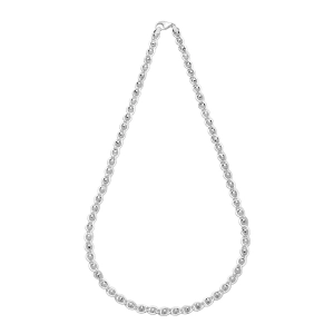 Srebrny łańcuszek mono kulka 6 mm próby 925
