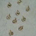 Złota zawieszka znak zodiaku próby 585