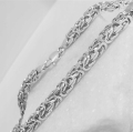 Srebrny łańcuszek królewski splot 4,5 mm próby 925
