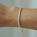 Srebrna bransoletka męska Królewska 2,5 mm próby 925
