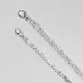 Srebrna bransoleta królewski splot 4 mm próby 925