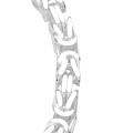 Srebrny łańcuszek królewski splot 5 mm 925