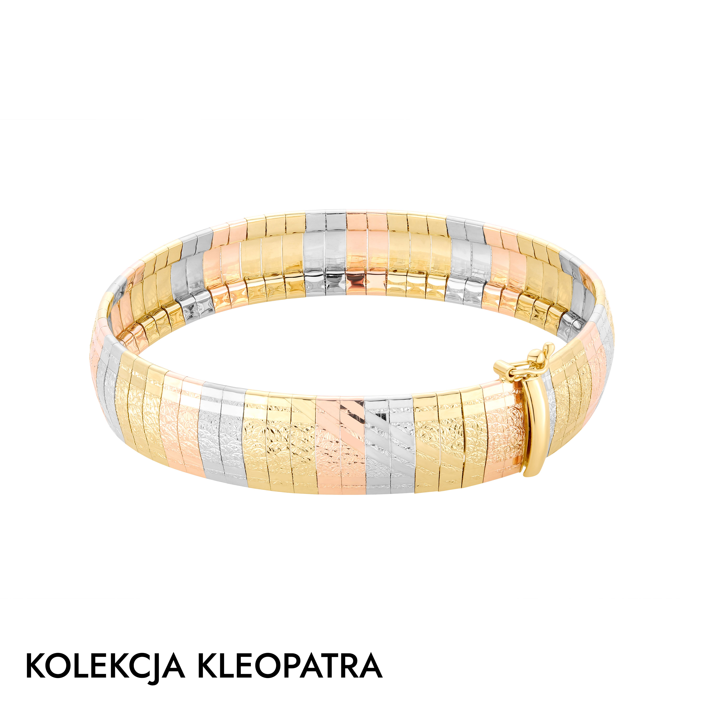 Kleopatra – złote bransolety i kolie