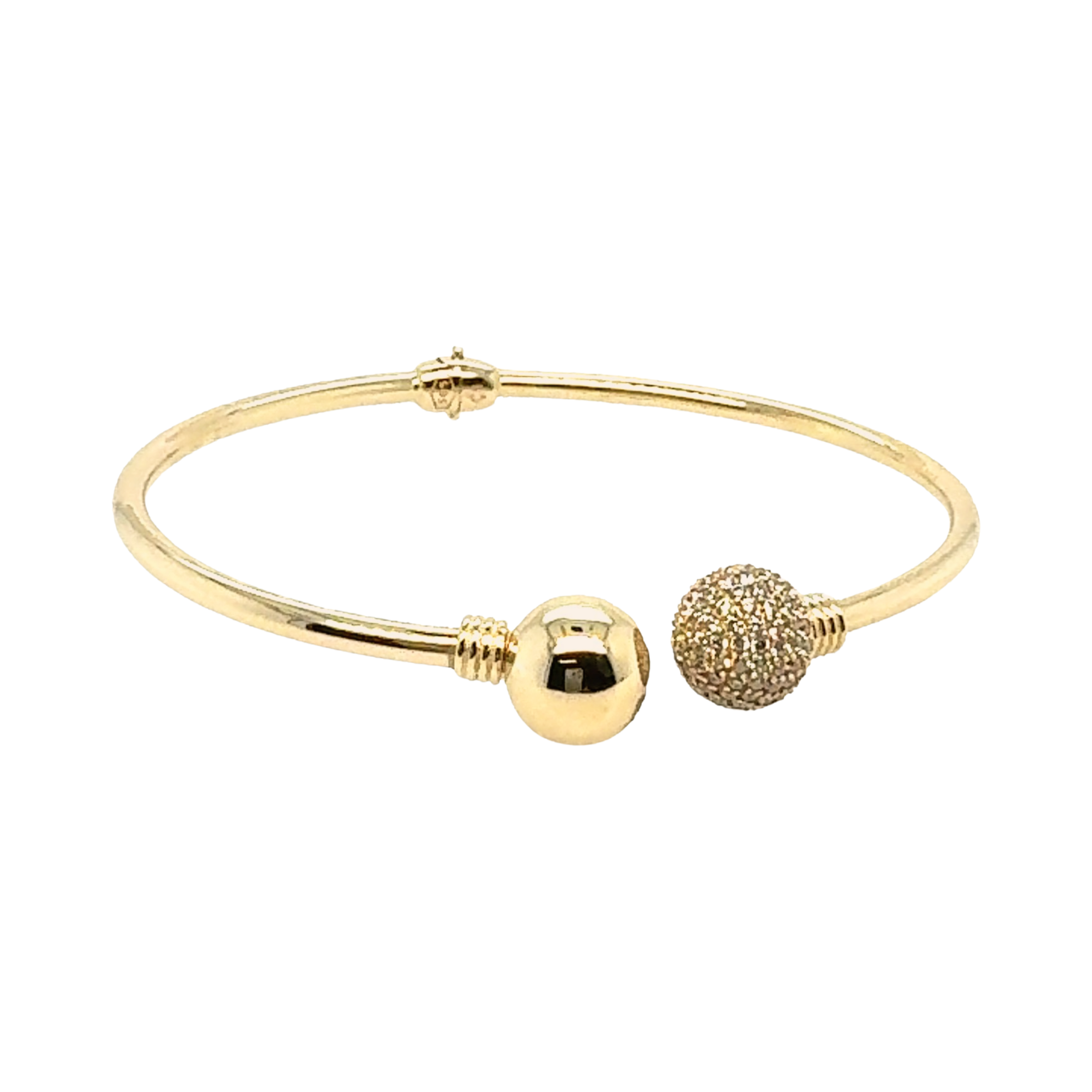 Z ota Sztywna Bransoletka Dwie Kulki Pr by 585 Kr l Jewellery z-ota-sztywna-bransoletka-dwie-kulki-pr-by-585-kr-l-jewellery